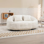 Fauteuil poire paresseux en chenille