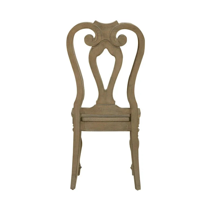Chaise d'appoint à dossier droit Splat de Magnolia Manor (lot de 2)