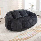 Fauteuil poire paresseux en chenille