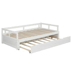 Lit gigogne extensible, Lit gigogne en bois avec tiroir-lit