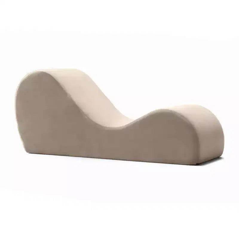 Avana Sleek Chaise Longue pour le yoga – Fabriquée aux États-Unis – Idéale pour les étirements, la relaxation, l'exercice et plus encore, 60D x 18W x 26H pouces, Gris clair