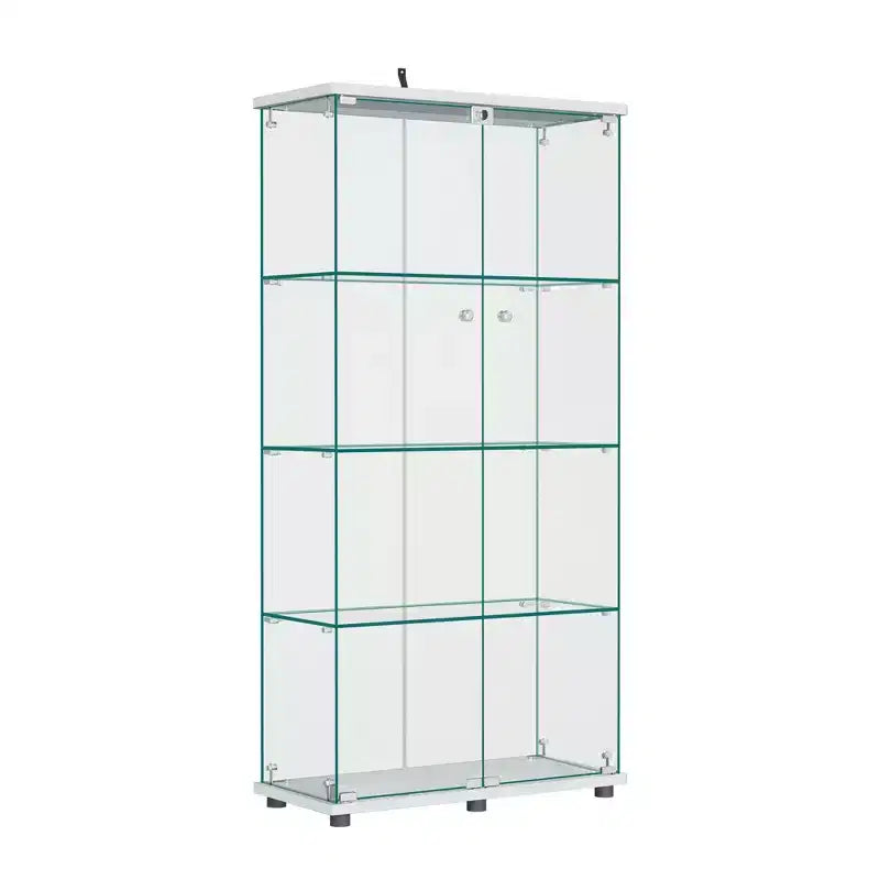 Vitrine en verre 64,5 X 32 avec serrure