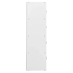 Hodedah HID44 Meuble de rangement multifonctionnel fermé à 8 portes pour la maison et le bureau, finition bois de hêtre