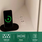 Meuble TV d'angle pour téléviseurs jusqu'à 55 pouces Meuble console média de style ferme avec portes de grange, étagères ouvertes et armoire de rangement, Blanc