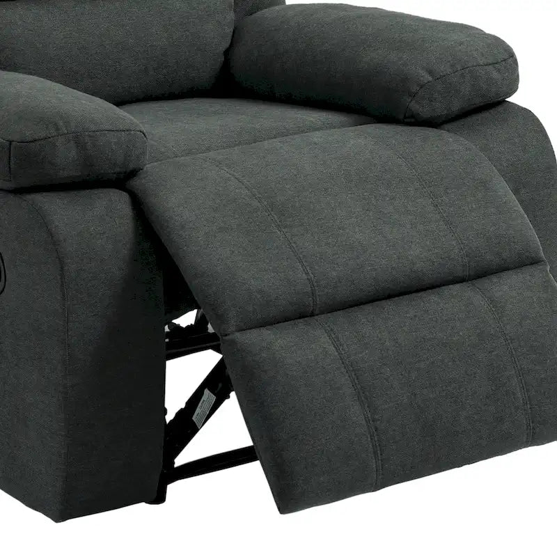 Fauteuil inclinable manuel classique et traditionnel, ensemble de 2
