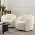 Fauteuil pivotant rembourré KINWELL de 86 cm de large (lot de 2)