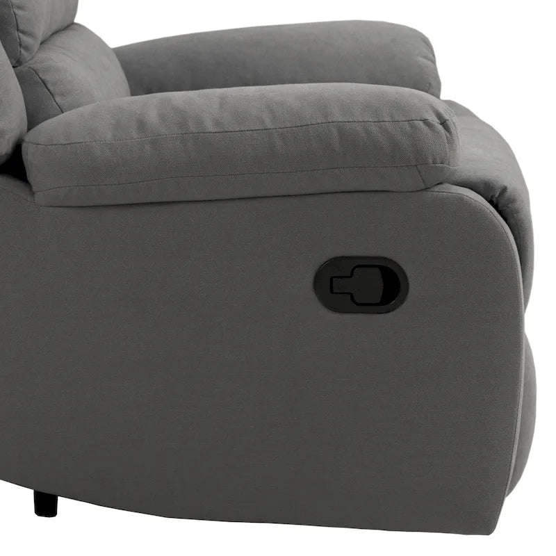 Fauteuil inclinable manuel classique et traditionnel, ensemble de 2