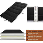 Matelas Futon Japonais, Matelas de Sol Pliable, Tapis Tatami pour Maison, Matelas de Camping