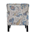 Fauteuil club contemporain Harrison Christopher Knight Home en tissu avec garniture cloutée