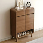 Meuble de rangement pour chaussures de couloir en bois moderne, taille moyenne