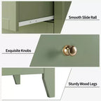 Commode à 5 tiroirs de 108 cm de haut pour chambre à coucher, armoire de rangement en bois avec tiroirs de 30 cm de profondeur et poignées en métal doré, idéale pour l'entrée ou le couloir