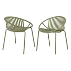 Ensemble de salle à manger d'extérieur 7 pièces extensible avec chaises empilables, table en bois d'acacia