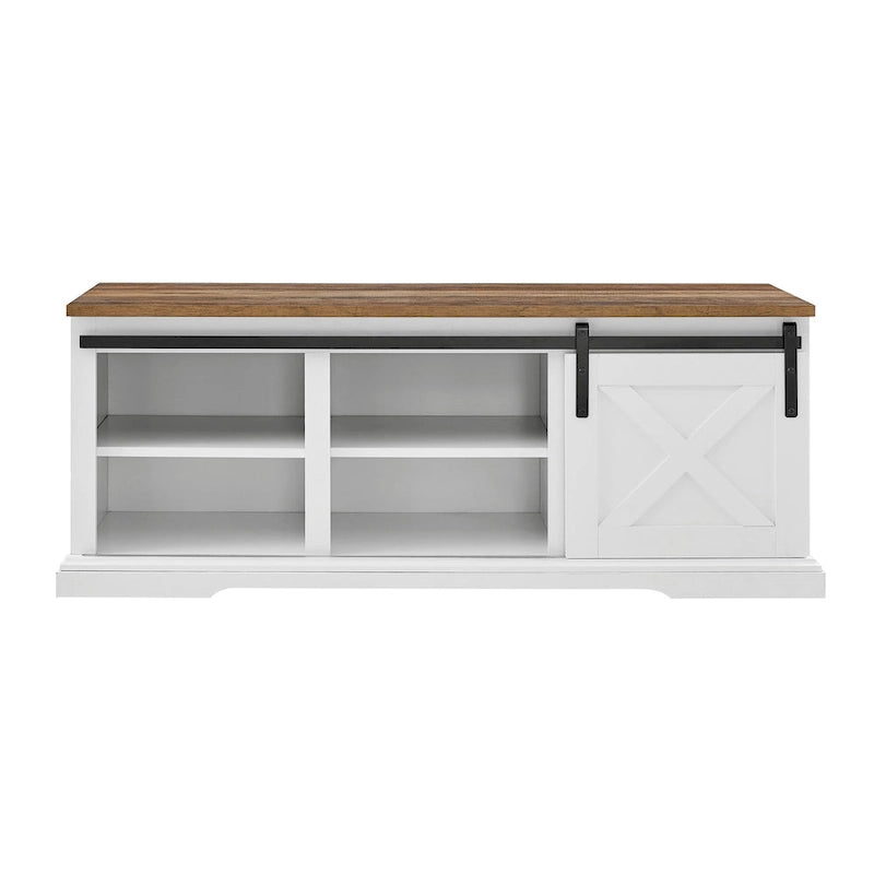 Banc avec porte coulissante type grange Middlebrook, 48 po