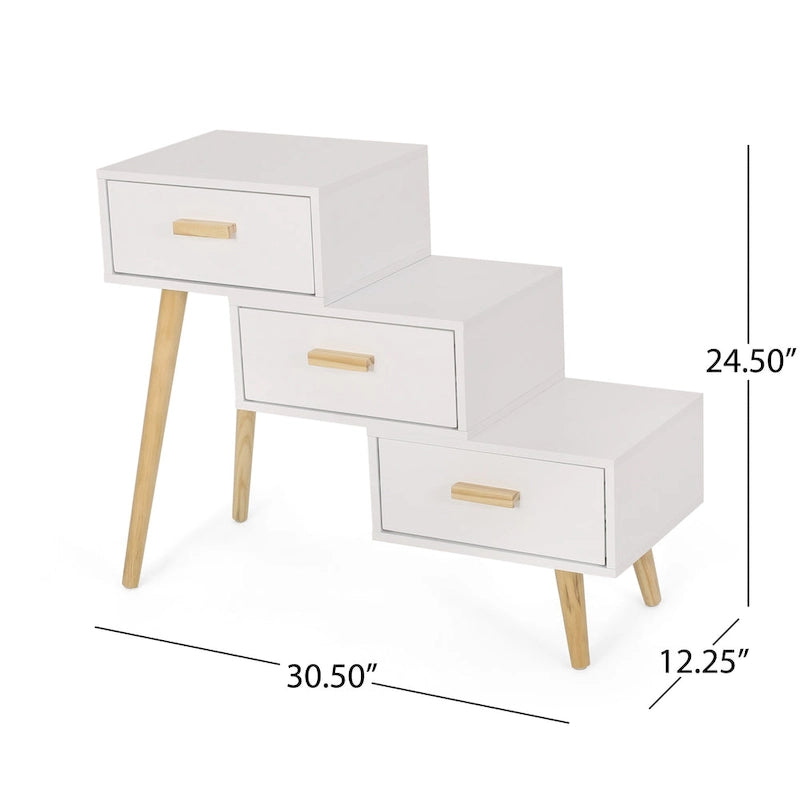 Meuble d'appoint 3 tiroirs