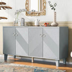 Cabinet de luxe orné de motifs géométriques