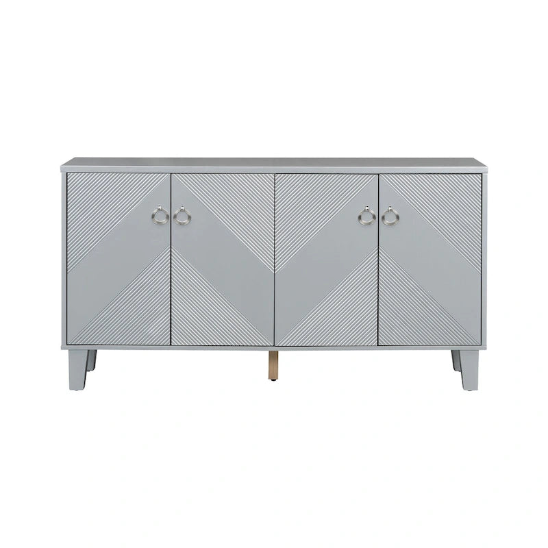 Cabinet de luxe orné de motifs géométriques