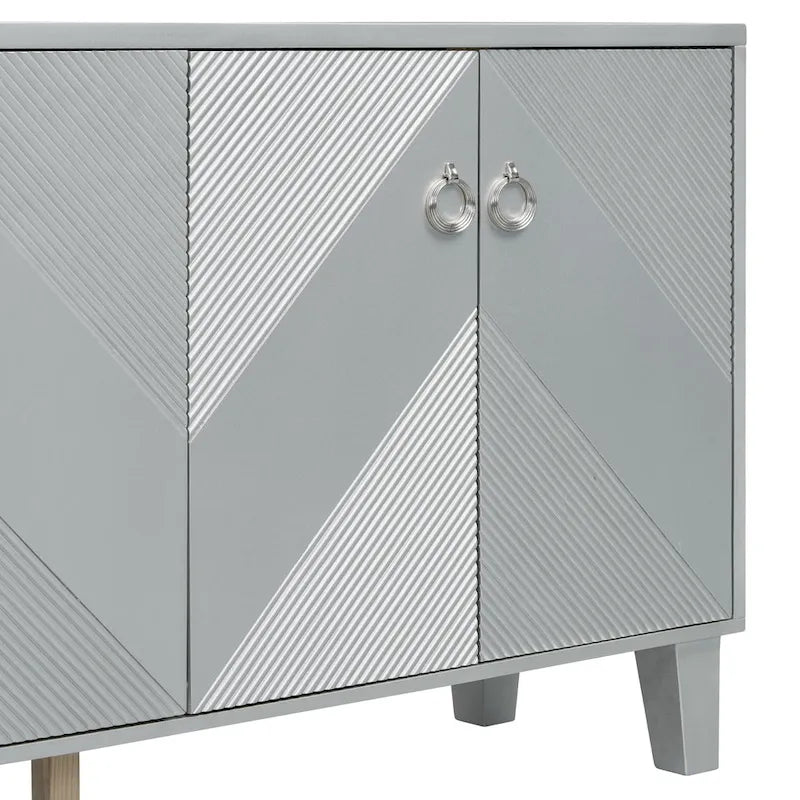 Cabinet de luxe orné de motifs géométriques
