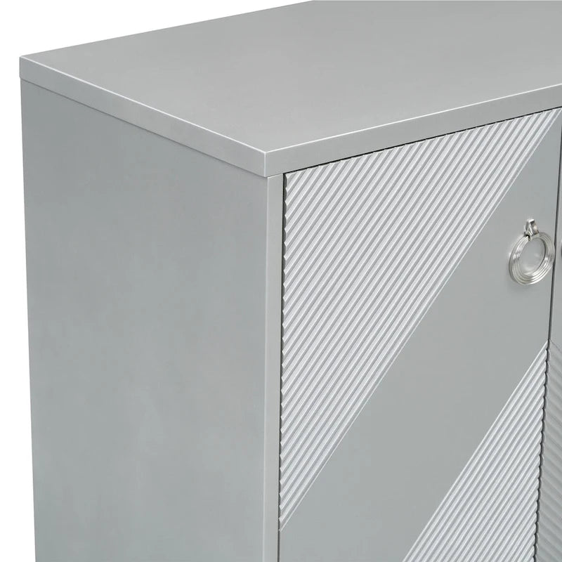 Cabinet de luxe orné de motifs géométriques
