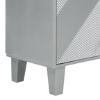 Cabinet de luxe orné de motifs géométriques