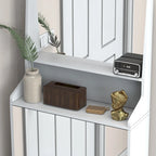 Meuble à chaussures avec 3 miroirs, Meuble de rangement pour chaussures pour entrée, Meuble à chaussures vertical pour entrée de porte d'entrée, Extérieur, Chambre à coucher