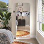 Meuble à chaussures avec 3 miroirs, Meuble de rangement pour chaussures pour entrée, Meuble à chaussures vertical pour entrée de porte d'entrée, Extérieur, Chambre à coucher