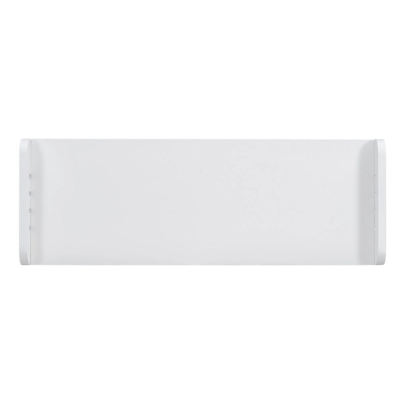 Banc de rangement rustique avec 2 tiroirs, espace de rangement dissimulé et 3 faux tiroirs sur le dessus