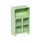 Meuble de rangement 45.28 H, Meuble bas avec porte en verre et étagères, Meuble de rangement autoportant avec vitrine