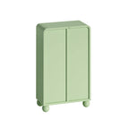 Meuble de rangement 45.28 H, Meuble bas avec porte en verre et étagères, Meuble de rangement autoportant avec vitrine
