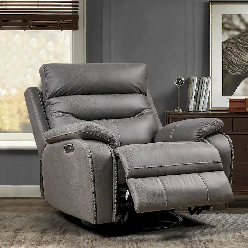 Fauteuil inclinable, pivotant à 240 degrés, et avec fonction bascule