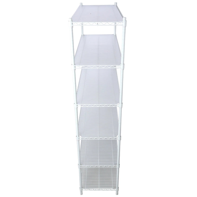 Étagère multifonctionnelle réglable à 6 niveaux avec roues, capacité de 6000 LB