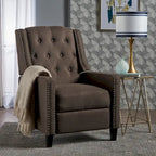 Fauteuil inclinable classique en tissu, fauteuil élégant pour salon, chambre à coucher