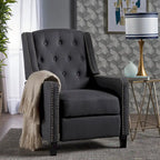 Roomfitters Classic Fabric Push Back Chair, Elegant Recliner for Living Room, Bedroom