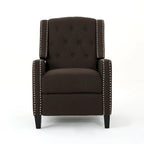 Fauteuil inclinable classique en tissu, fauteuil élégant pour salon, chambre à coucher