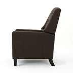 Fauteuil inclinable classique en tissu, fauteuil élégant pour salon, chambre à coucher