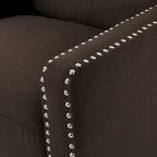 Fauteuil inclinable classique en tissu, fauteuil élégant pour salon, chambre à coucher
