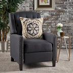 Fauteuil inclinable classique en tissu, fauteuil élégant pour salon, chambre à coucher