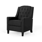 Fauteuil inclinable classique en tissu, fauteuil élégant pour salon, chambre à coucher