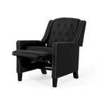 Fauteuil inclinable classique en tissu, fauteuil élégant pour salon, chambre à coucher