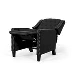 Fauteuil inclinable classique en tissu, fauteuil élégant pour salon, chambre à coucher