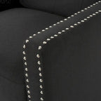 Fauteuil inclinable classique en tissu, fauteuil élégant pour salon, chambre à coucher