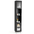 Costway 71 Armoire Haute de Rangement de Salle de Bain Tour Meuble Organisateur Présentoir - Voir Détails