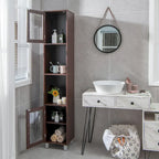 Costway 71 Armoire Haute de Rangement de Salle de Bain Tour Meuble Organisateur Présentoir - Voir Détails