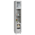 Costway 71 Armoire Haute de Rangement de Salle de Bain Tour Meuble Organisateur Présentoir - Voir Détails