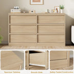 Commode 6 tiroirs pour chambre à coucher, organisateur de rangement moderne