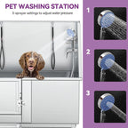 Baignoire de toilettage pour animaux de compagnie de 50 pouces de largeur en acier inoxydable avec rampe d'accès