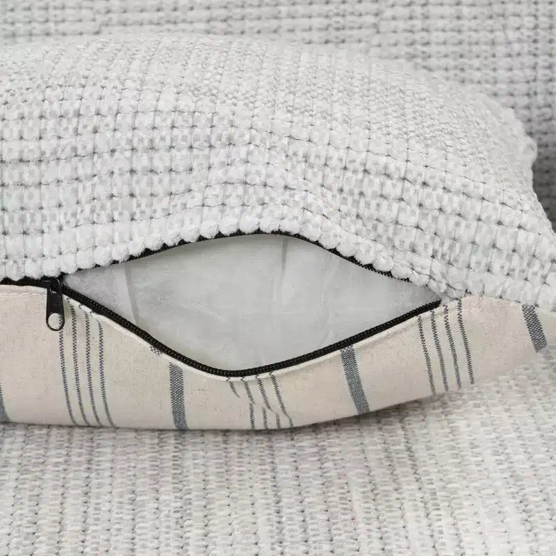 61.6 Canapé-lit convertible moderne en chenille avec ports USB, porte-gobelets et dossier réglable pour salon, appartement