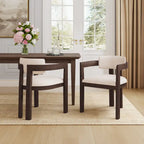 Chaise de salle à manger moderne sophistiquée Conrad avec accoudoirs par Christopher Knight Home