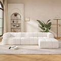 Canapé d'angle moderne Christopher Knight Home Keri 122 en mousse haute densité avec dossier bas