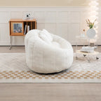 Fauteuil poire paresseux en chenille