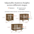 Lit de bébé convertible Babyletto Pogo 8-en-1 avec kits de conversion toutes étapes